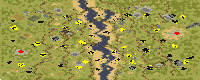 The V-Valley by fraser101 (2-2) - Red Alert 2 Map Preview Image