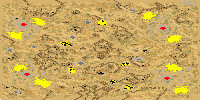 Cracked Desertification (2-4) by fraser101 - Red Alert 2 Map Preview Image