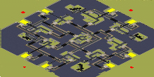 Maze (2-4) - Red Alert 2 Map Preview Image