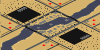 Sahara - Red Alert 2 Map Preview Image