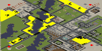 Urban~Warfare (2-4) - Red Alert 2 Map Preview Image