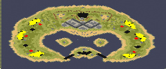 Cresent Island by Snake811 - Red Alert 2 Map Preview Image