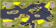 Crimson Bridges [RADEN] - Red Alert 2 Map Preview Image