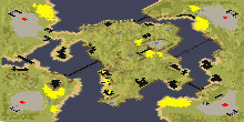 Crimson Mountain - Red Alert 2 Map Preview Image