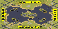 On Deadly Ground - Red Alert 2 Map Preview Image