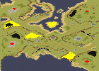 Frontline (2-4) - Red Alert 2 Map Preview Image