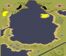 Grand Lake (2) - Red Alert 2 Map Preview Image