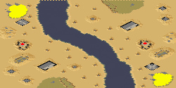 Desert Battle (2) - Red Alert 2 Map Preview Image