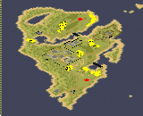 Isla Nublar (2) - Red Alert 2 Map Preview Image