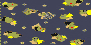 Isolation (2-8) - Red Alert 2 Map Preview Image