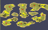 Nader Islands - Red Alert 2 Map Preview Image