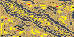 Resource Strain (2-3) - Red Alert 2 Map Preview Image