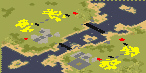 Runaway River (2 vs 2) - Red Alert 2 Map Preview Image