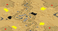 Stormy Desert - Red Alert 2 Map Preview Image