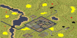 TW2-The Urban forest - Red Alert 2 Map Preview Image