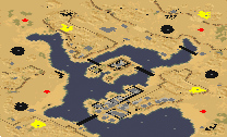 Valley of Sphinx(2-4) by Ariss(DJ) - Red Alert 2 Map Preview Image