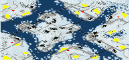 Vodka on the Rocks (2-6) - Red Alert 2 Map Preview Image