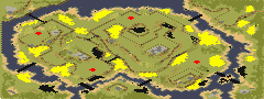 Yuri's Mountain - Red Alert 2 Map Preview Image